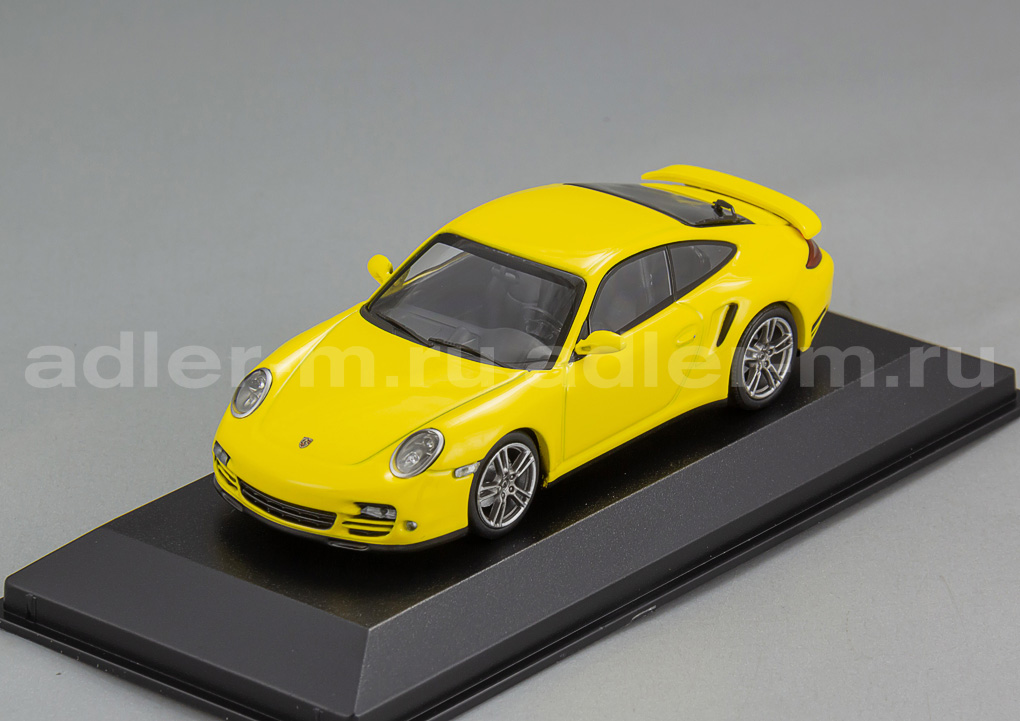 MINICHAMPS (MAXICHAMPS) 1:43 Porsche 911 Turbo – 2009 (yellow) 940069010