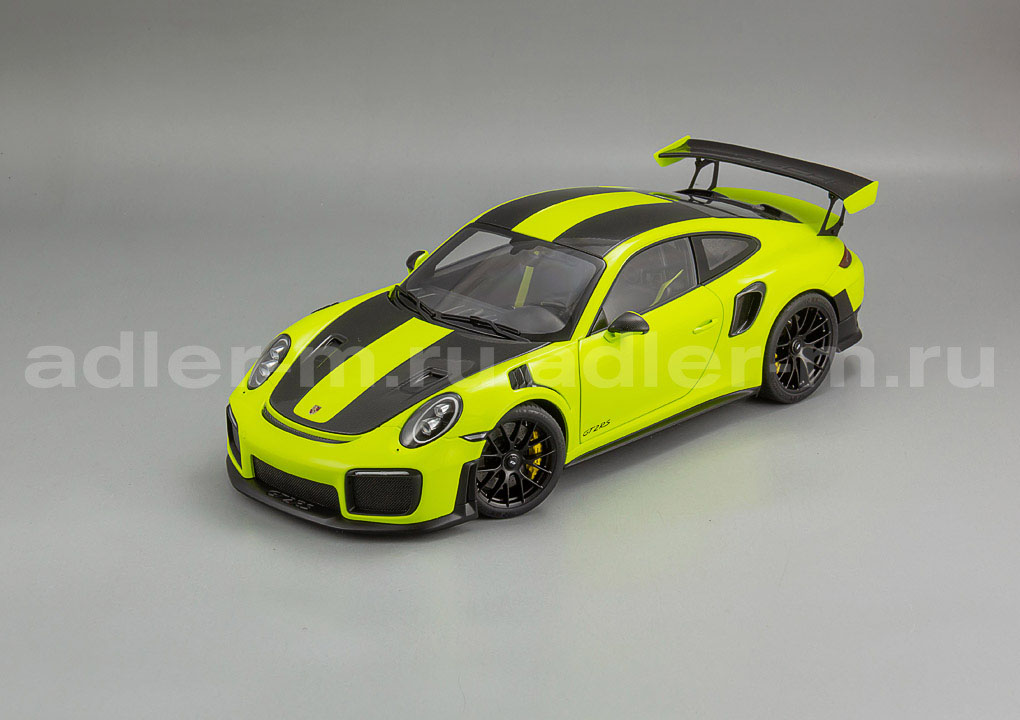 AUTOART 1:18 Porsche 911 (991.2) GT2 RS Weissach Package (acid green) 78187