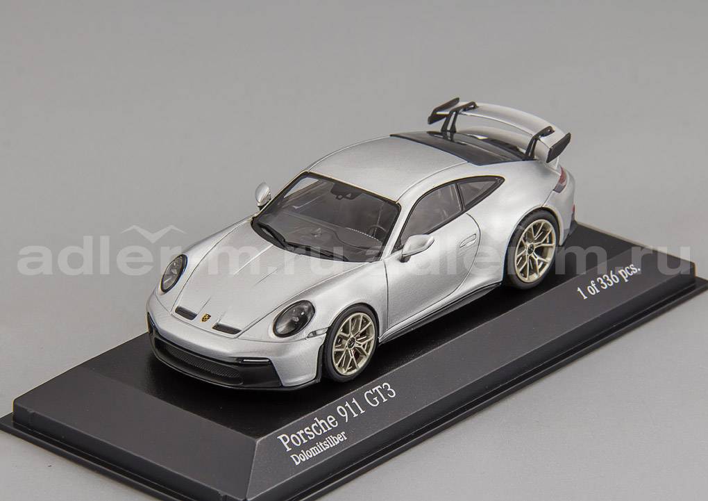 MINICHAMPS 1:43 Porsche 992 GT3 - 2020 (GT silver) 410069204