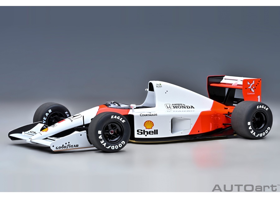 AUTOART 1:18 McLaren Honda MP4/6 #1 Japanese GP 1991 A. Senna (без декалей McLaren) 89150