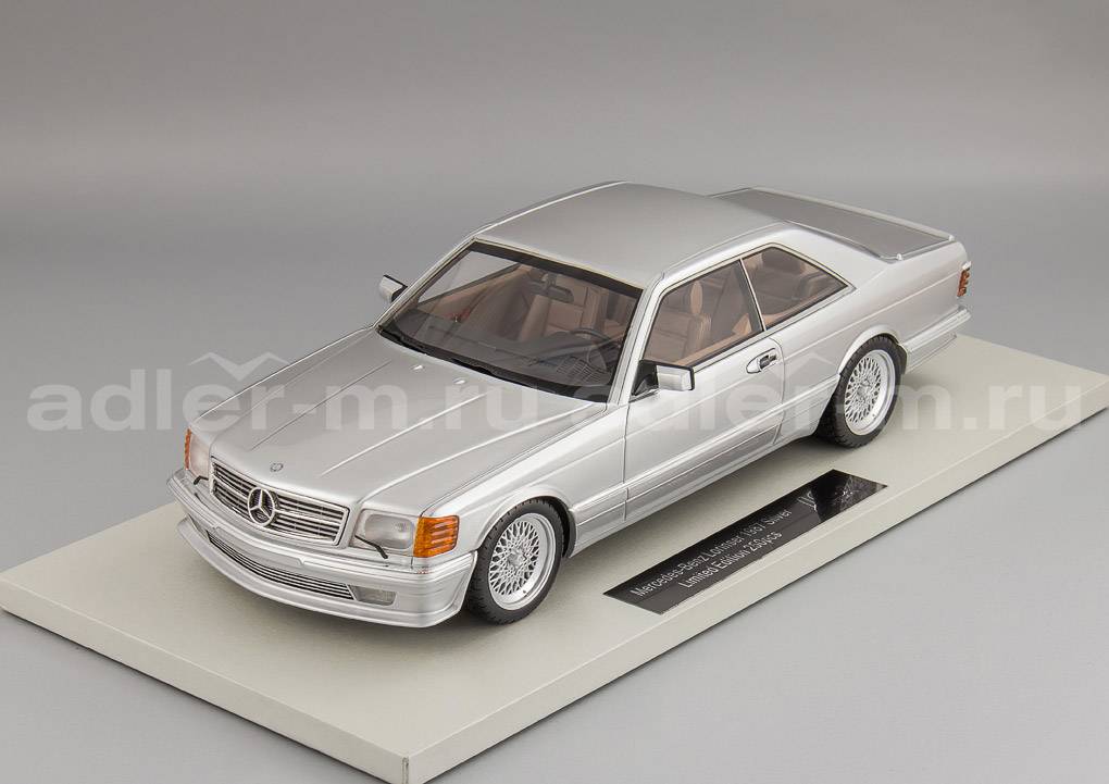 LS COLLECTIBLES 1:18 Mercedes-Benz 560 SEC Lorinser - 1987 (silver) LS047C