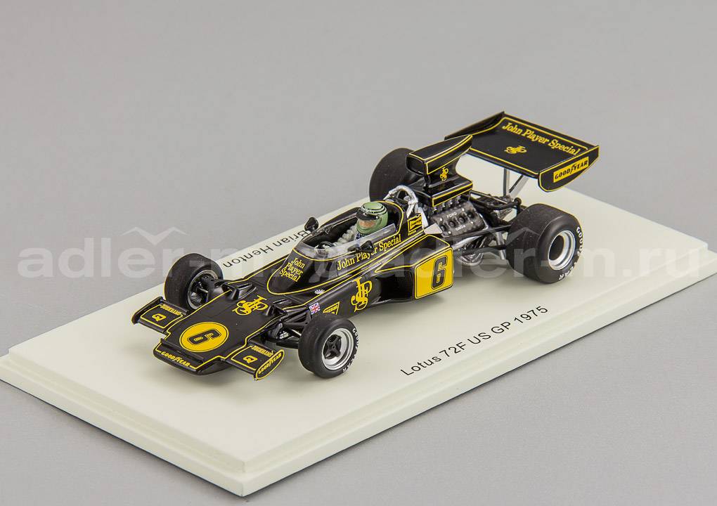 SPARK 1:43 Lotus 72F #6 US GP 1975 Brian Henton S7299