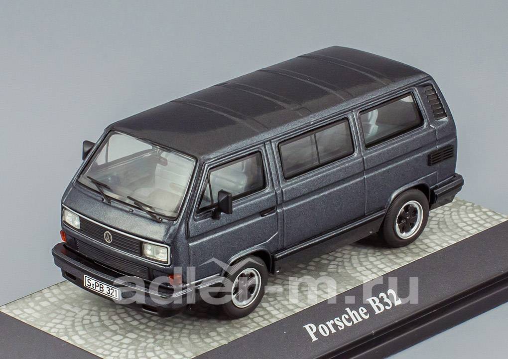 PREMIUM CLASSIXXS 1:43 Volkswagen T3 Porsche B32 1984 (grey metallic) 13025