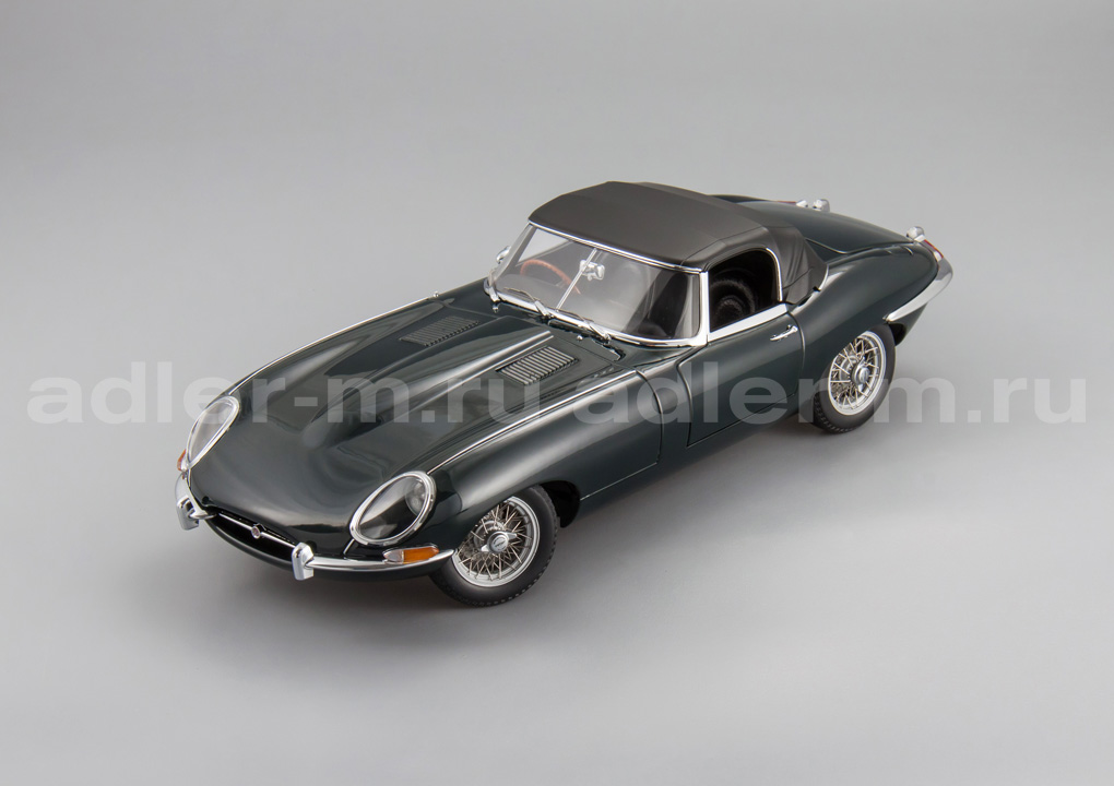 AUTOART 1:18 Jaguar E-Type Roadster Series I 3.8 RHD (green) 73604