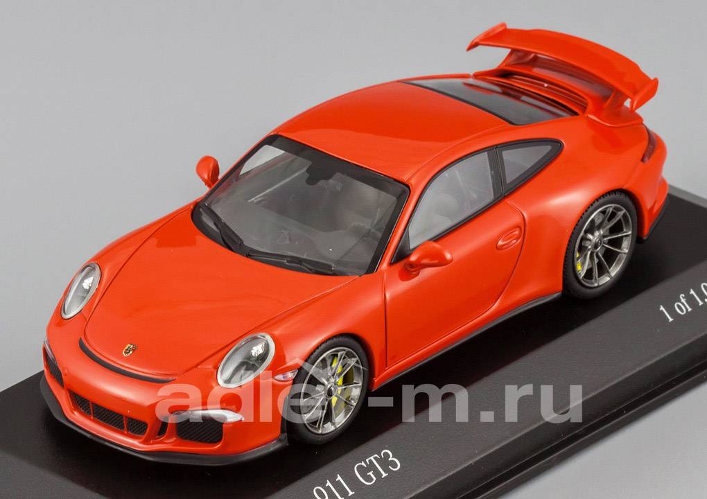 MINICHAMPS 1:43 Porsche 911 (991) GT3 - 2012 (red) 410062020