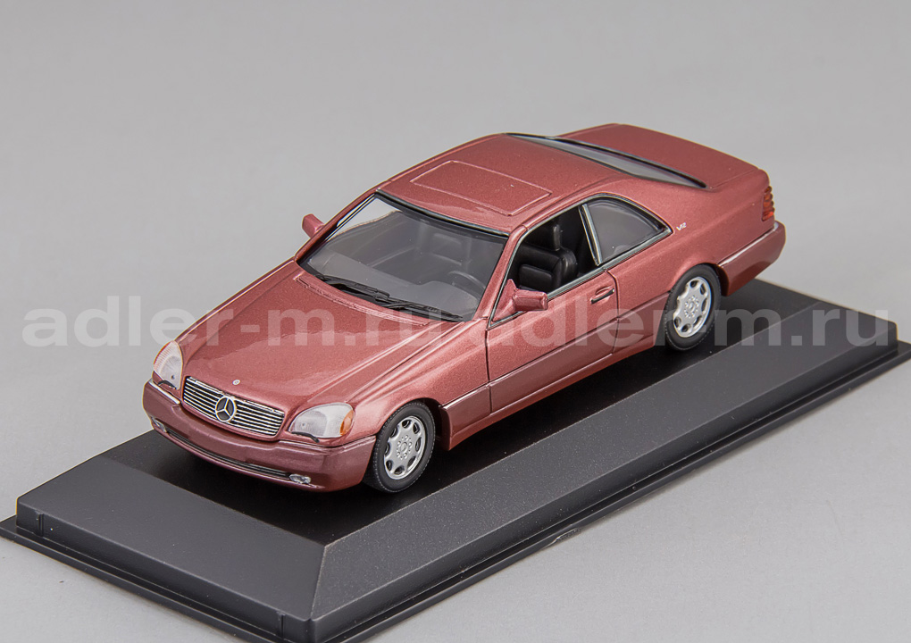 MINICHAMPS (MAXICHAMPS) 1:43 Mercedes-Benz 600SEC Coupe - 1992 (red met.) 940032601