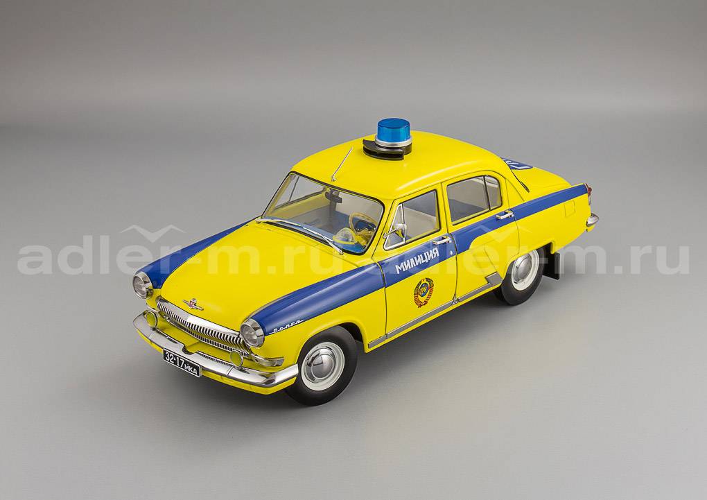 IST (VVM) 1:18 21Р ГАИ Милиция 1969 (желтый с синим) VVM1802