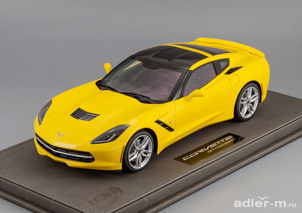 BBR MODELS 1:18 Chevrolet Corvette Stingray (velocity yellow) P1864B