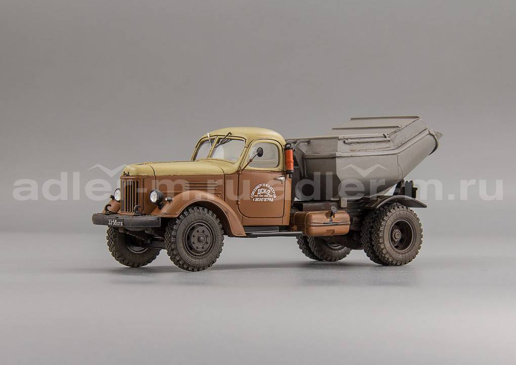 САРЛАБ 1:43 Московский автомобиль 164, самосвал растворовоз ММЗ - 553 (2х цветный вариант со следами экспл) SL-165S4