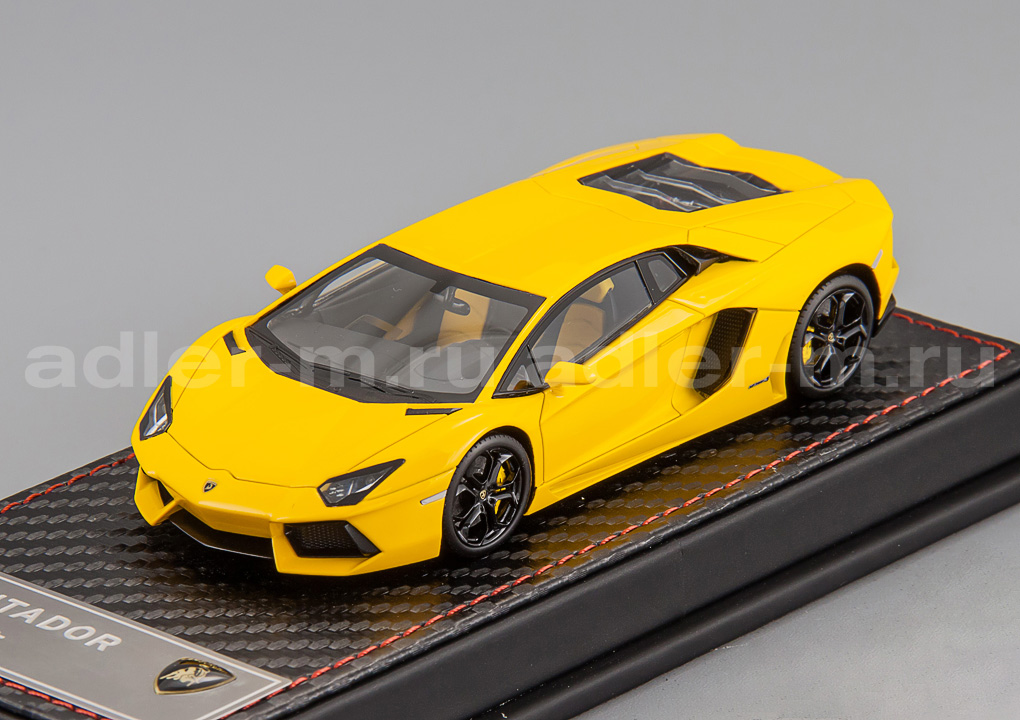 FRONTIART  1:43 Lamborghini Aventador LP700-4 (yellow) F003-08