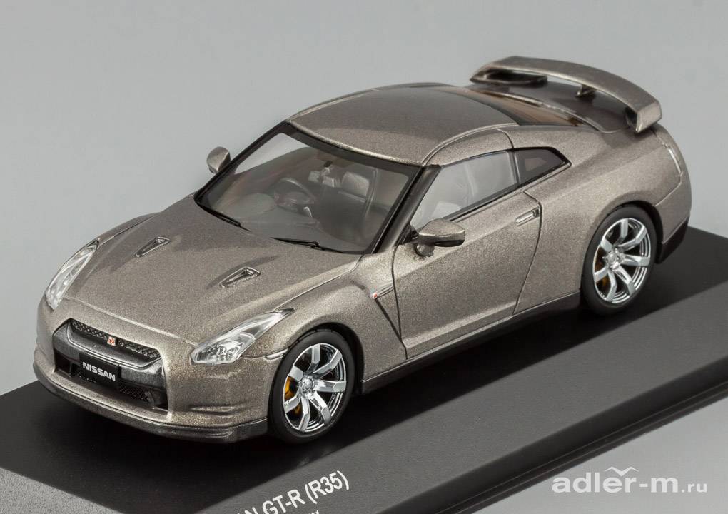 KYOSHO 1:43 Nissan GT-R R35 2008 (titanium grey) 03741TG