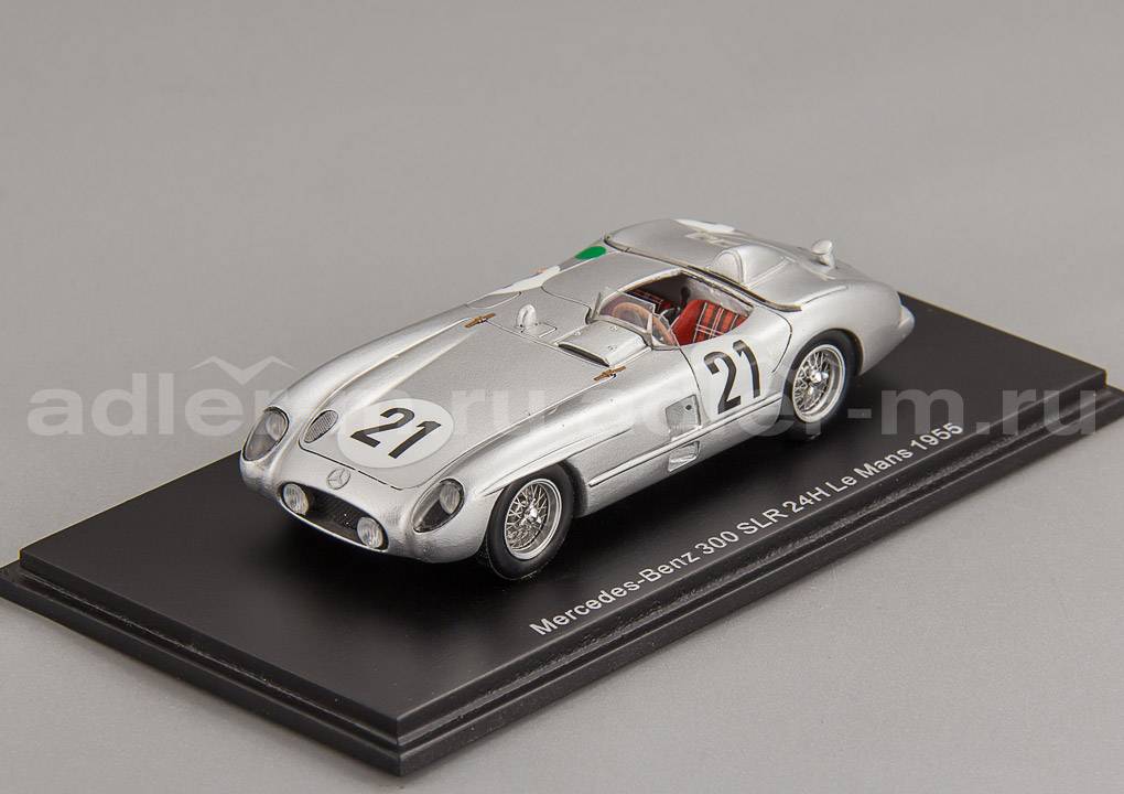 SPARK 1:43 Mercedes-Benz 300 SLR #21 24H Le Mans 1955 K. Kling - A. Simon S4735