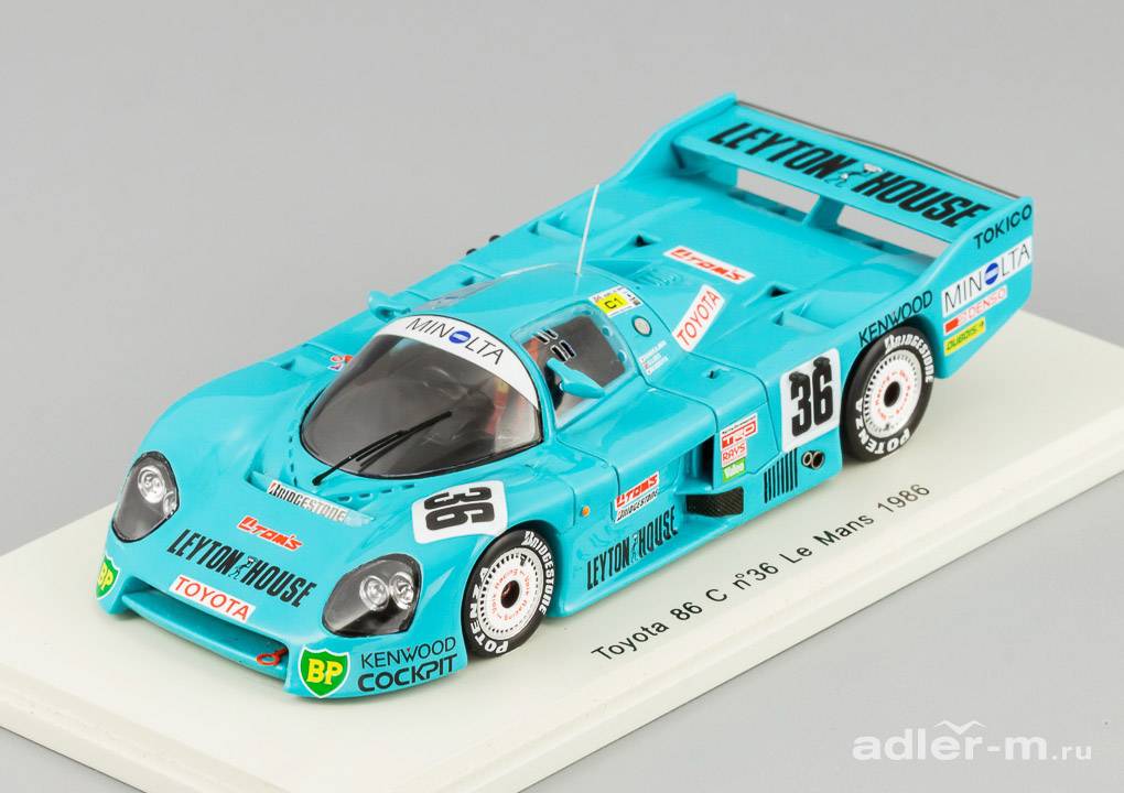 SPARK 1:43 Toyota 86 C #36 LM 1986 G. Lees - G. Nakajima - M. Sekiya S2352