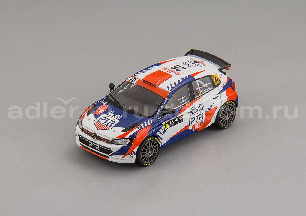 IXO 1:43 Volkswagen Polo GTI R5 #26 Abbring/Sjoen Rally Monte Carlo 2021 RAM794