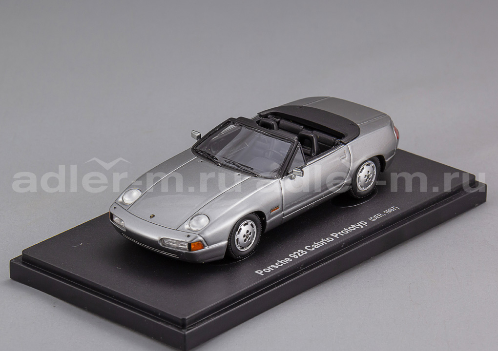 AUTOCULT 1:43 Porsche 928 Convertible Prototype (Germany 1987) (silver) ATC60106