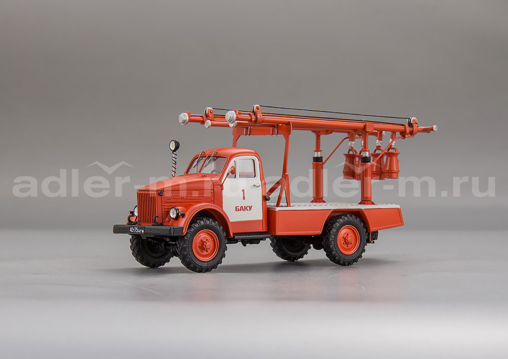 САРЛАБ 1:43 Горьковский автомобиль 63, пеноподъёмник АПГ-14, ПЧ Баку SL-39