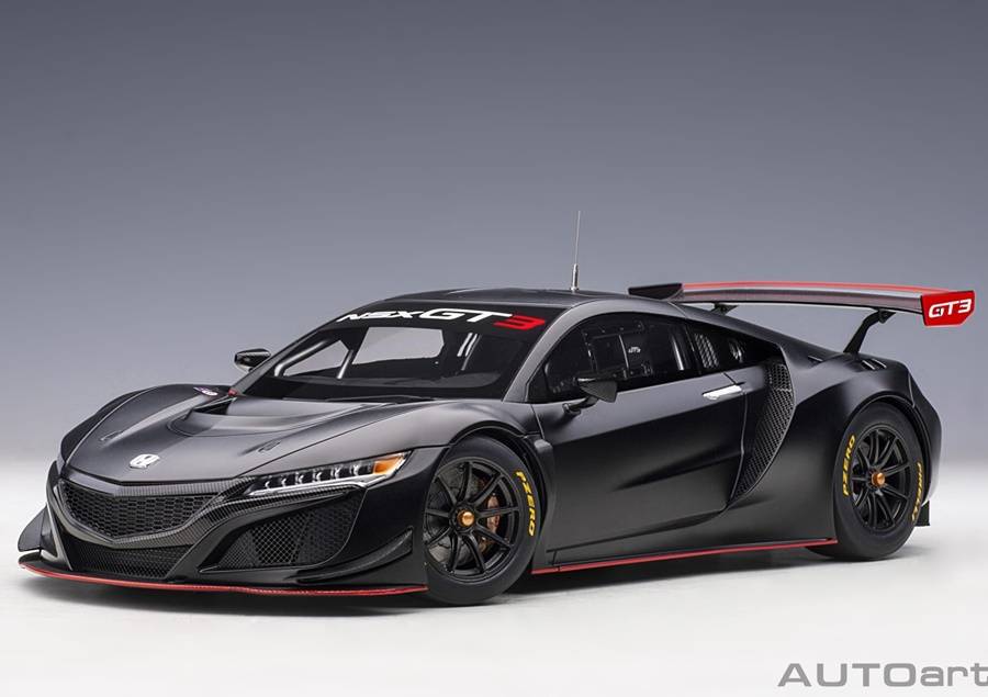 AUTOART 1:18 Honda NSX GT3 2018 (matt black) 81899