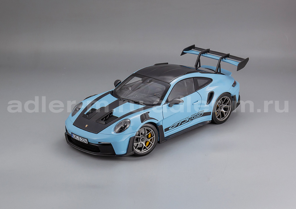 NOREV 1:18 Porsche 911 (992) GT3 RS "Weissach Package" - 2022 (light blue) 187367