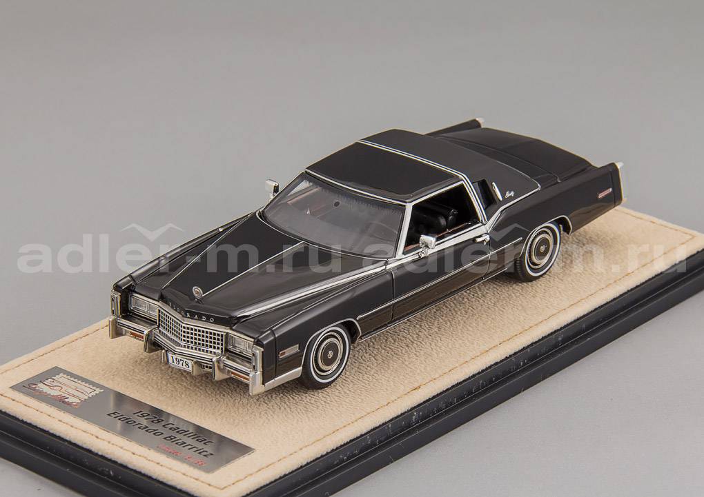 GLM (STAMP MODELS) 1:43 Cadillac Eldorado Biarritz - 1978 (black) STM78001