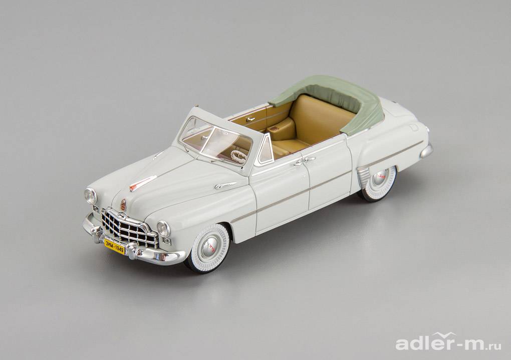 DIP MODELS 1:43 ЗИМ фаэтон 1949 г. (серый) 101220
