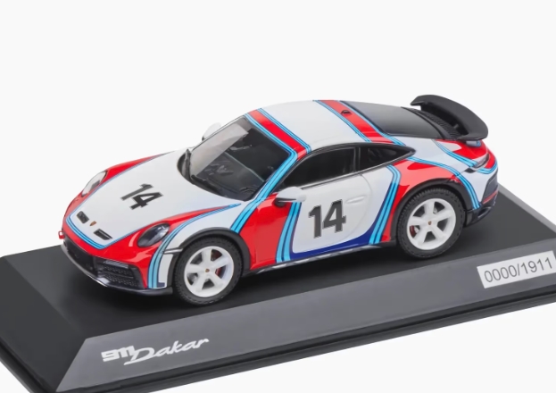 MINICHAMPS 1:43 Porsche 992 Dakar "Martini Livery" WAP0200030PDKM