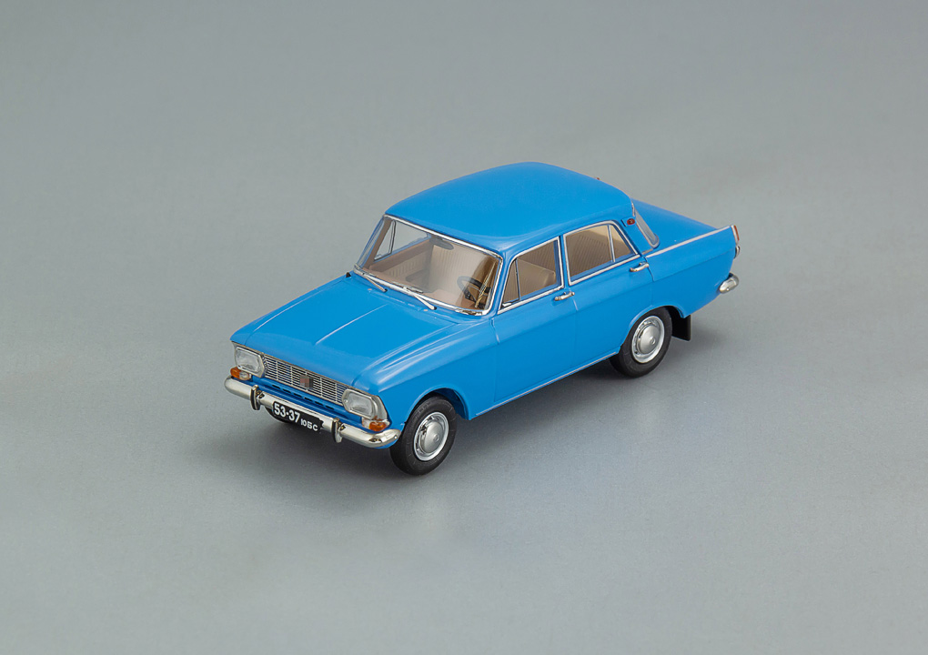 DIP MODELS 1:43 Советский автомобиль тип 412ИЭ 1974 г. (Лазурь) 141202
