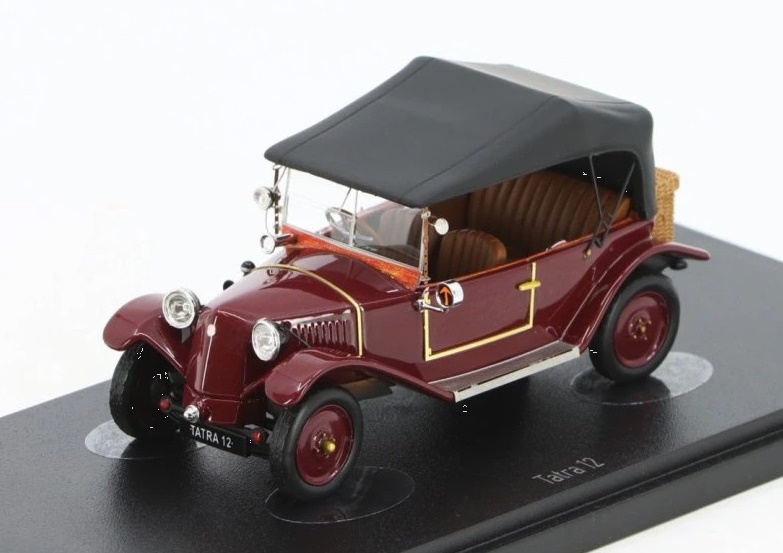 AUTOCULT 1:43 Tatra 12 Convertible closed (maroon) ATC90332