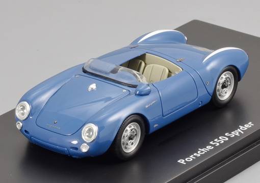 SCHUCO 1:43 Porsche 550 Spyder 1954 (blue) 45 088 6500