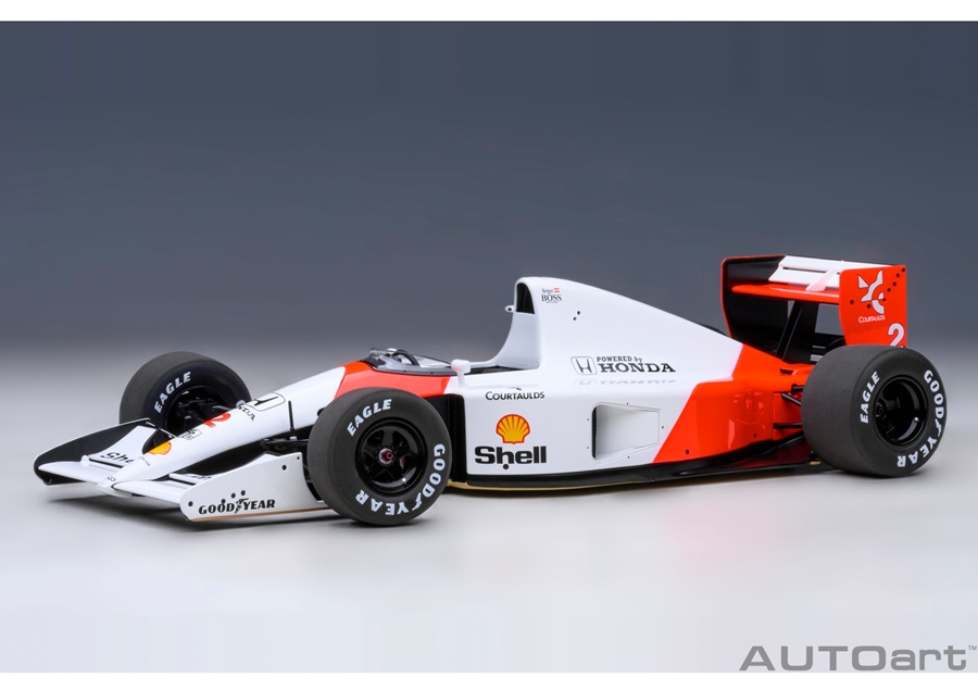 AUTOART 1:18 McLaren Honda MP4/6 #2 Japanese GP 1991 G. Berger (в комплекте с декалями Мальборо) 89152+декали