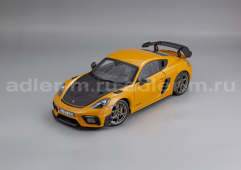 NOREV 1:18 Porsche Cayman GT4 RS with "Weissachpackage" - 2023 (bahama yellow) 187252
