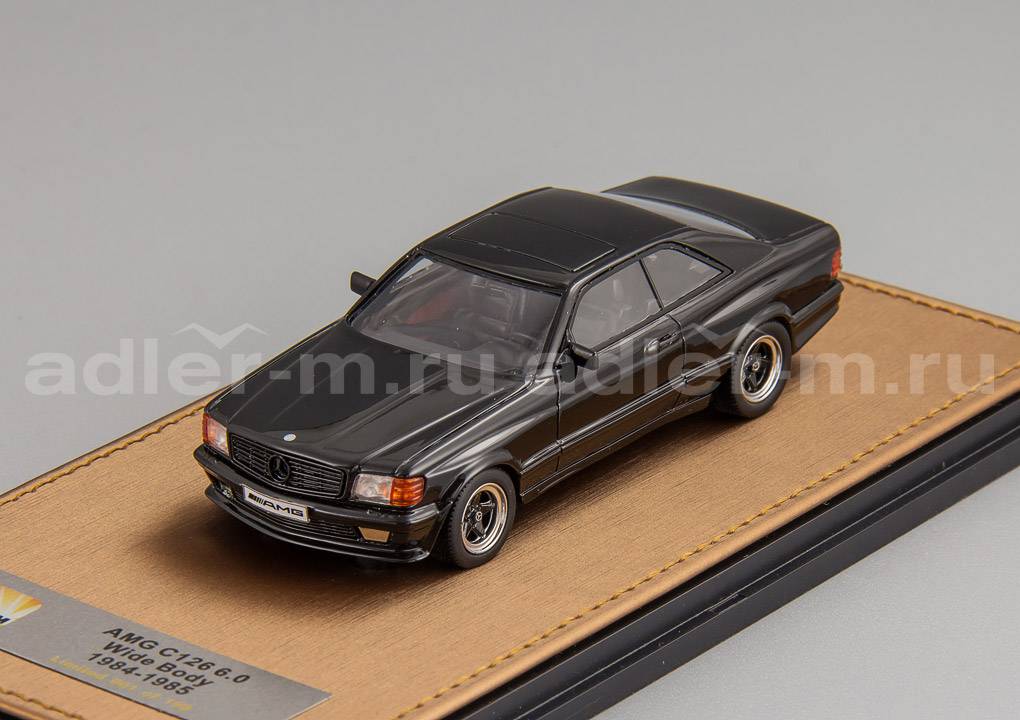 GLM 1:43 Mercedes-AMG C126 6.0 1984 (black) GLM206603