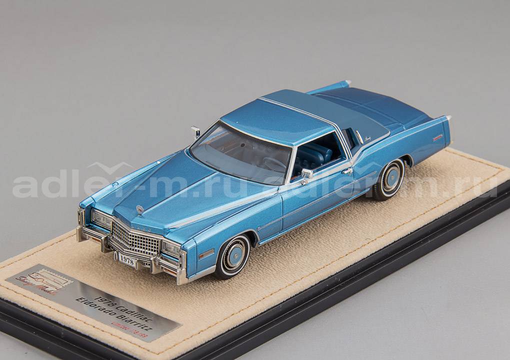 GLM (STAMP MODELS) 1:43 Cadillac Eldorado Biarritz - 1978 (blue) STM78003