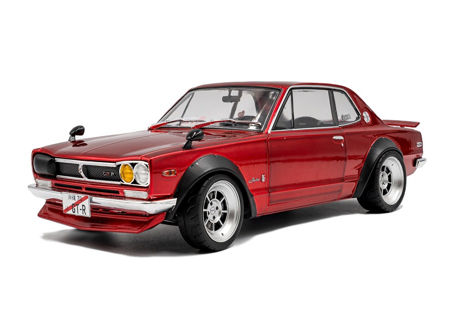 SOLIDO 1:18 Nissan Skyline (C10) HAKOSUKA (red met) S1813002