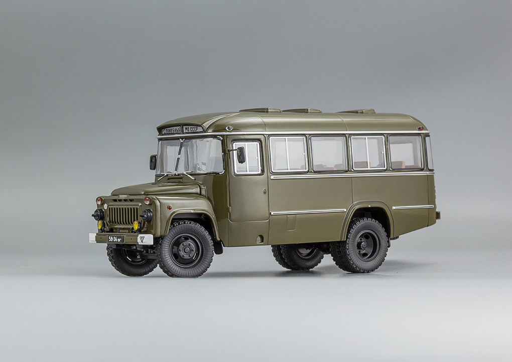 DIP MODELS 1:43 Автобус Курганского Завода 685 "Служебный МО СССР", 1978 г. 168510