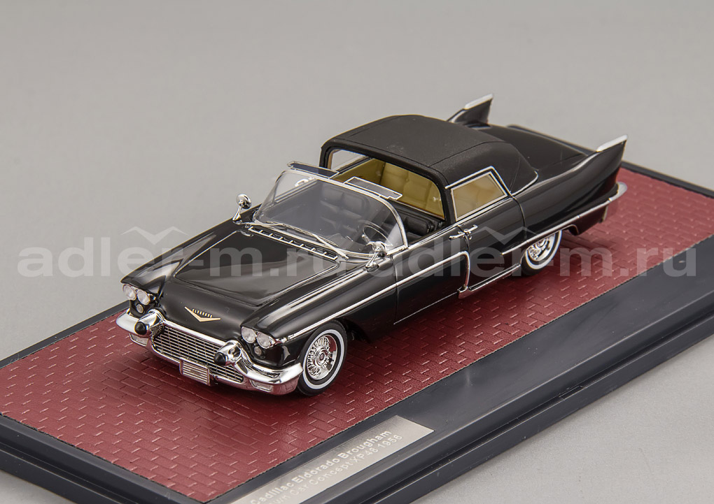 MATRIX 1:43 Cadillac Eldorado Brougham Town Car concept - 1956 (open) (black) MX50301-081