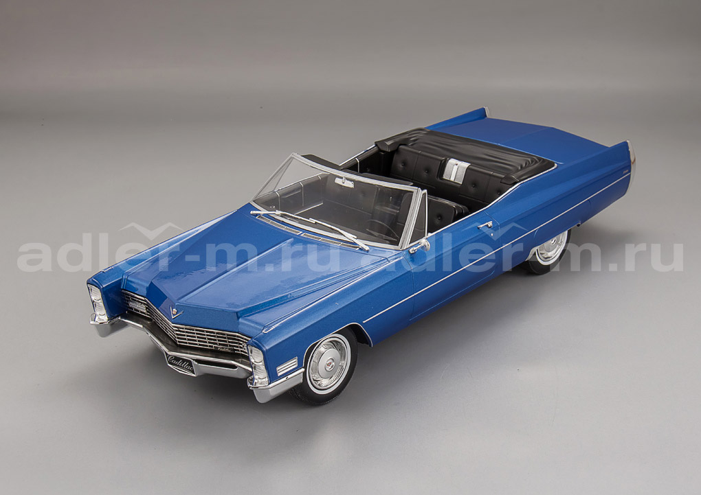 KK SCALE 1:18 Cadillac DeVille Convertible - 1967 (blue met) KKDC180318