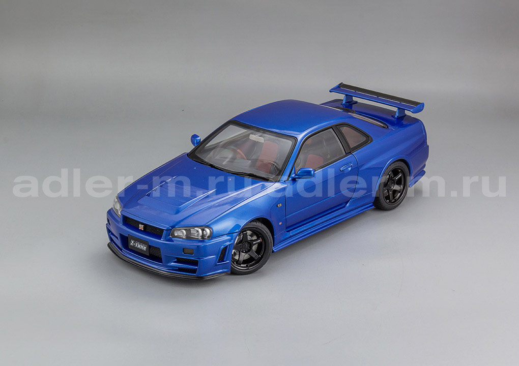 AUTOART 1:18 Nissan Skyline GT-R (R34) Z-tune (bayside blue) 77462