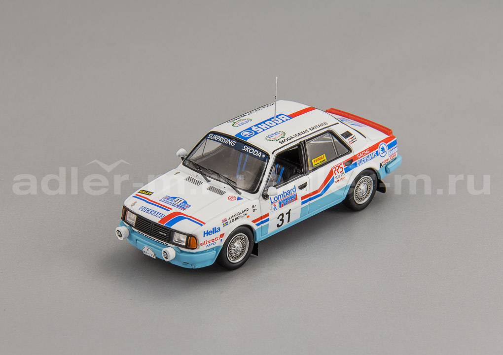 IXO 1:43 Skoda 130 L #31 RAC Rallye 1987 RAC351