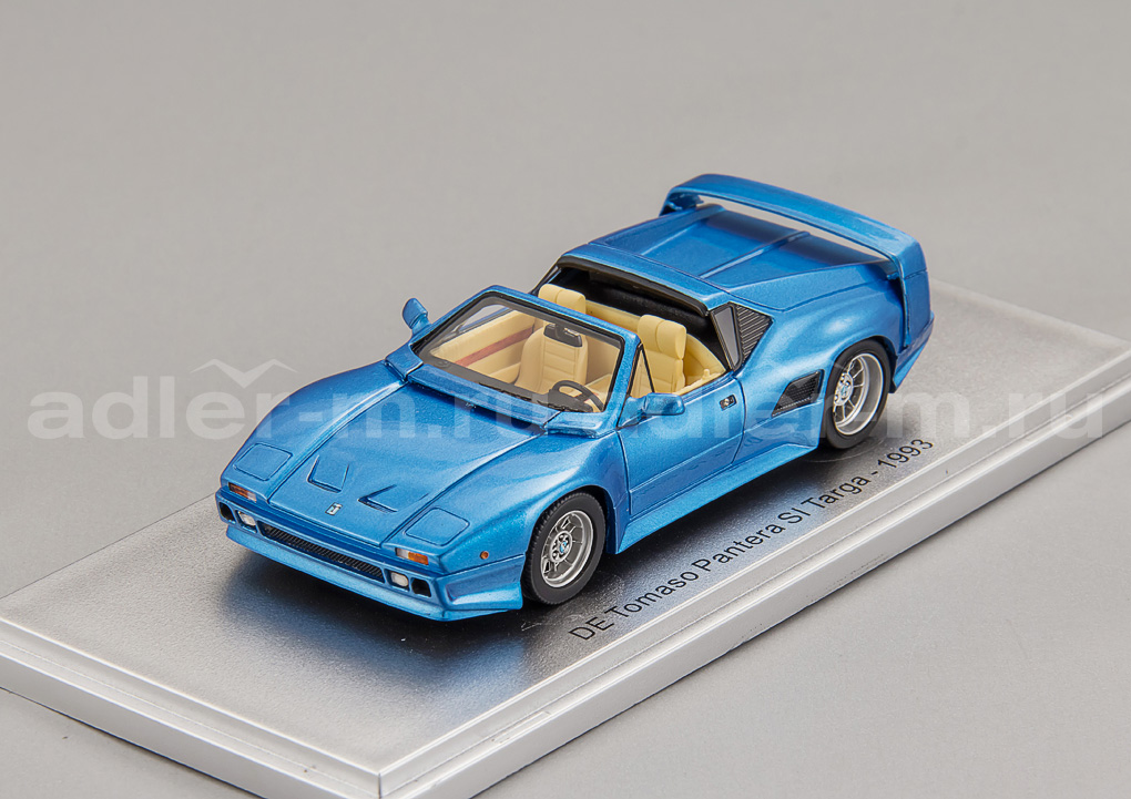 KESS SCALE MODELS 1:43 De Tomaso Pantera Si Targa - 1993 (blue metallic) KE43013020