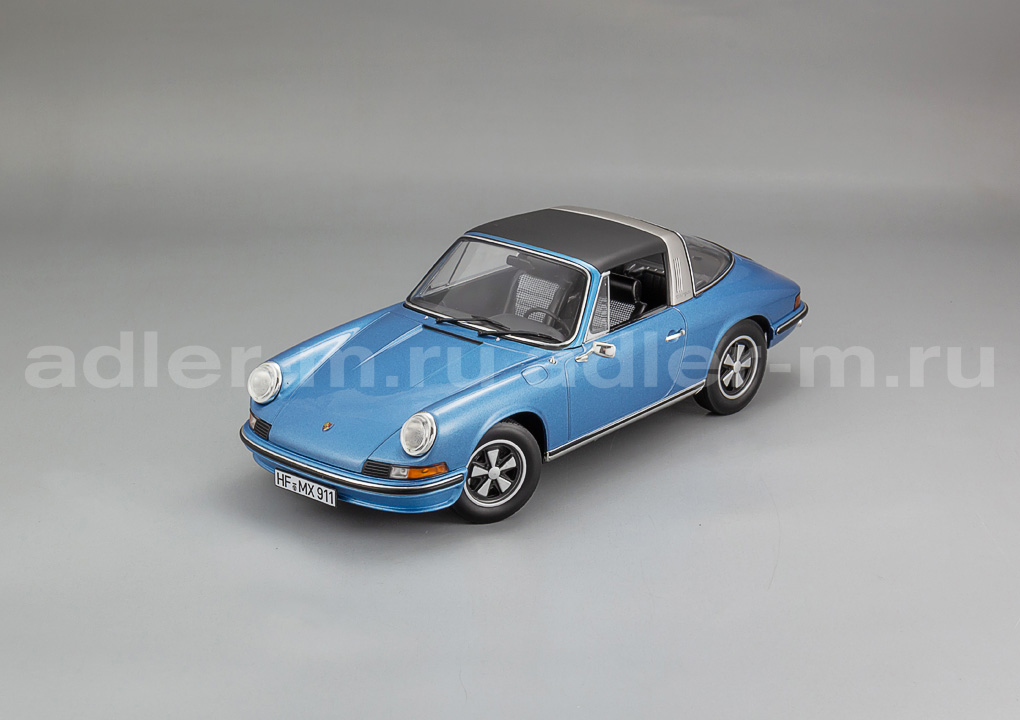 NOREV 1:18 Porsche 911 S 2.4 Targa - 1973 (blue) 187646