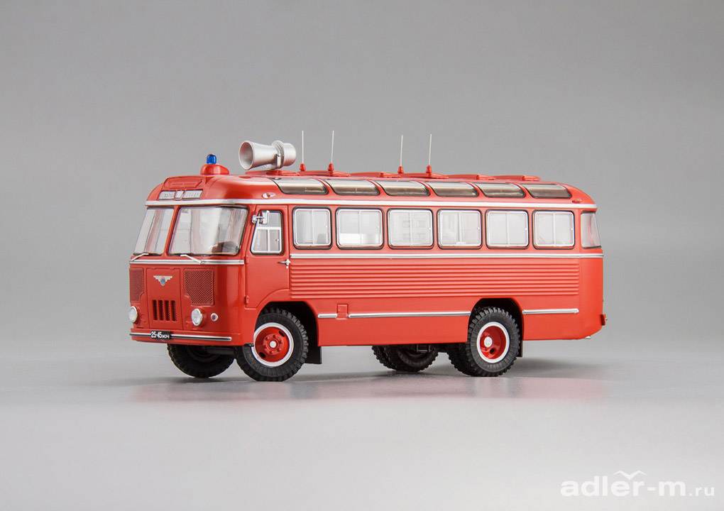 DIP MODELS 1:43 Павловский Автобус 652Б, Пожарная охрана 165225