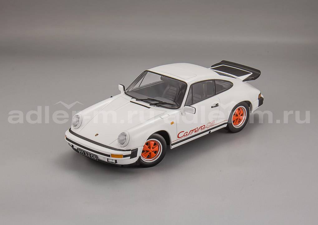 KK SCALE 1:18 Porsche 911 Carrera 3.2 Clubsport - 1989 (white/red) KKDC180871