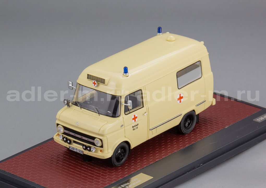 MATRIX 1:43 Opel Blitz Ambulance "Karlstadt" 1965-1975 MX51502-033