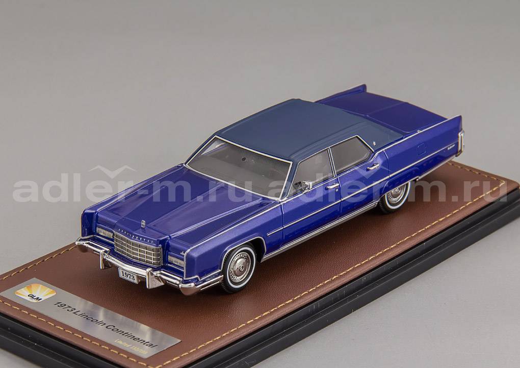 GLM 1:43 Lincoln Continental Town Car - 1973 (dark blue) GLM101501