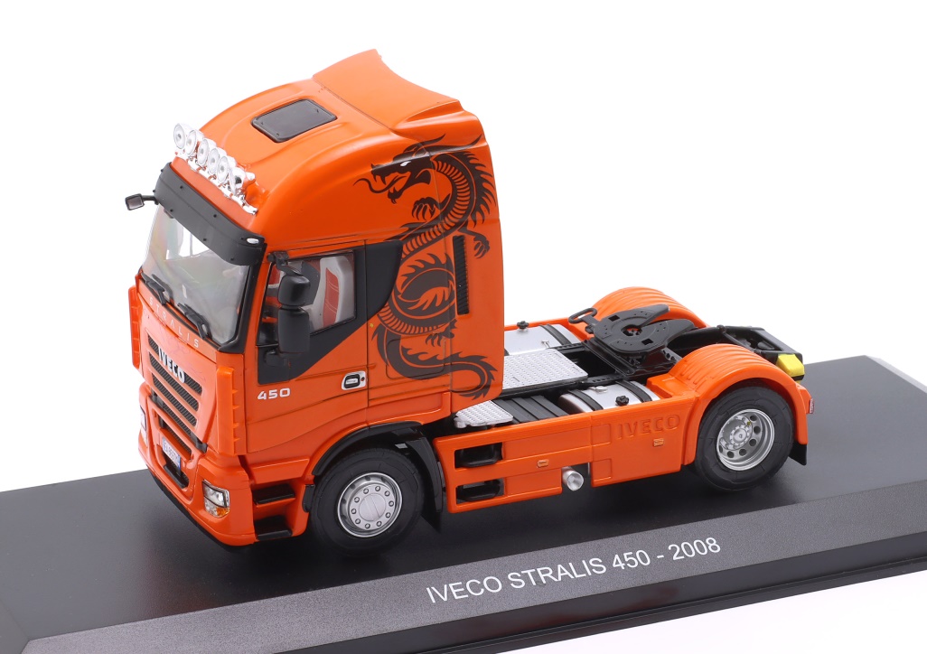 HACHETTE 1:43 Iveco Stralis 500 - 2008 (orange with decor) G1470012