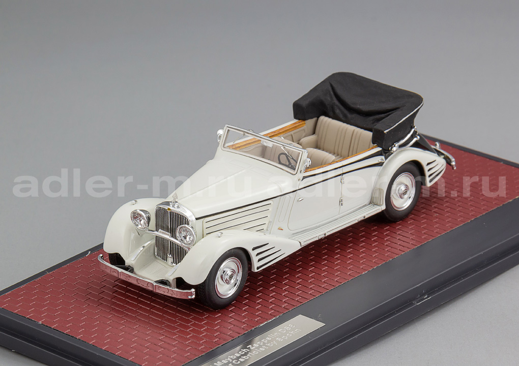 MATRIX 1:43 Maybach Zeppelin DS8 Spohn Cabriolet - 1934 (white) MX41301-012