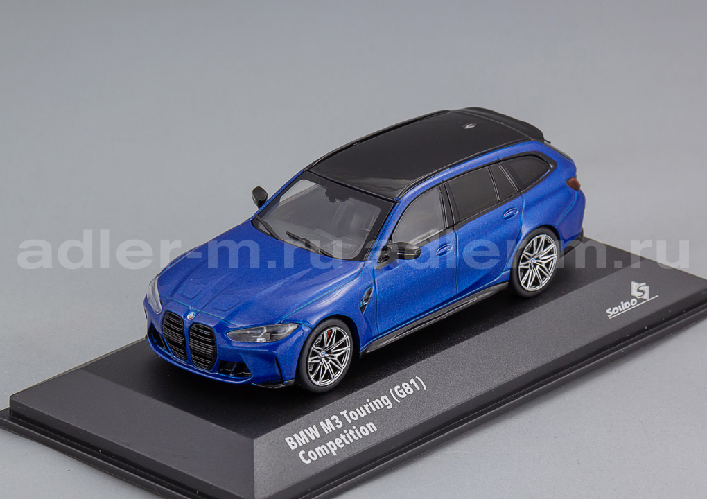 SOLIDO 1:43 BMW G81 M3 Touring - 2023 (blue) S4315402