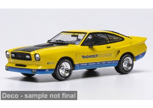 IXO 1:43 Ford Mustang II Monroe Handler (1978) (yellow with décor) CLC626