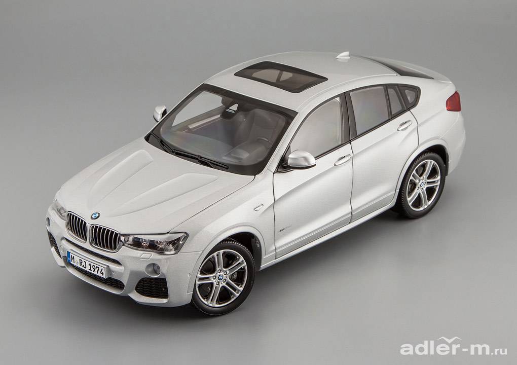 PARAGON 1:18 BMW X4 (F26) 2015 (silver) 80432352457