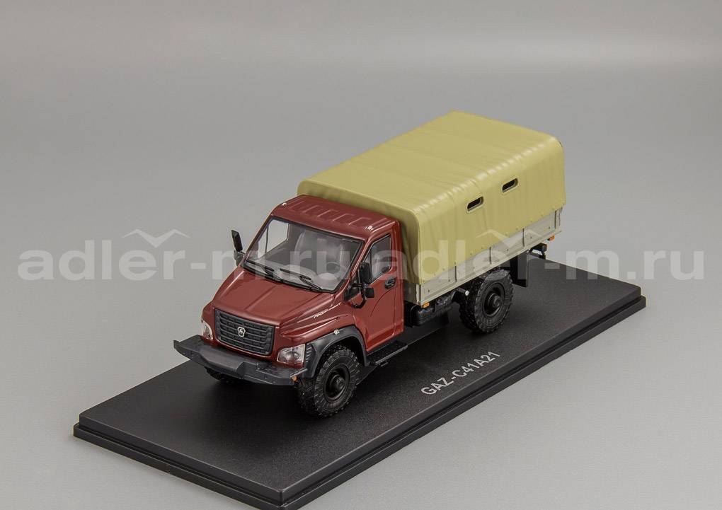 НАШ АВТОПРОМ 1:43 Горьковский автомобиль C41A21 (красный) H234.2